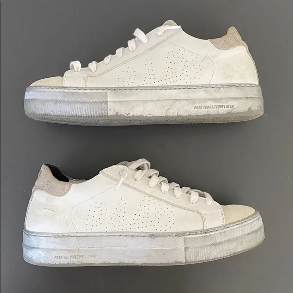 P448 Women's Thea Lace-Up Low-Top Platform Sneakers Sz 41 (10-10.5) Street Chic - Picture 9 of 16